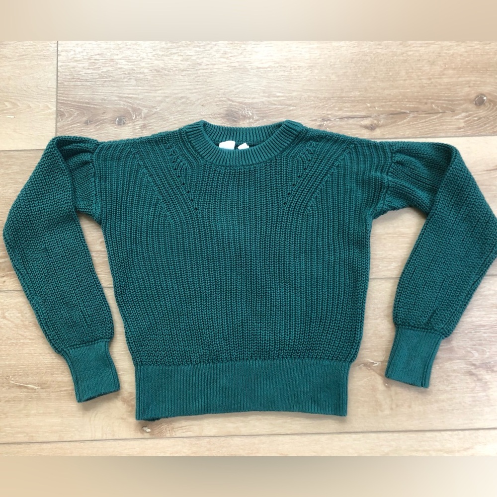GAP Hunter Green Crew Neck Sweater
